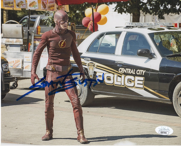 Grant Gustin The Flash Signed Autograph 8x10 Photo JSA COA