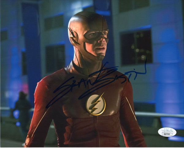 Grant Gustin The Flash Signed Autograph 8x10 Photo JSA COA