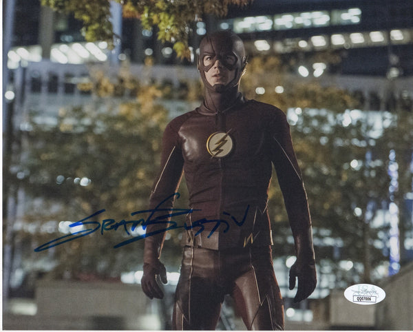 Grant Gustin The Flash Signed Autograph 8x10 Photo JSA COA