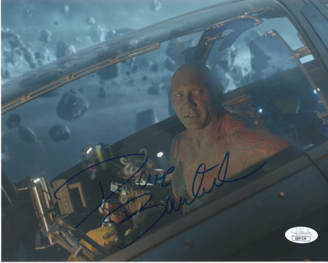 Dave Bautista Guardians of the Galaxy Drax Signed Autograph 8x10 Photo JSA
