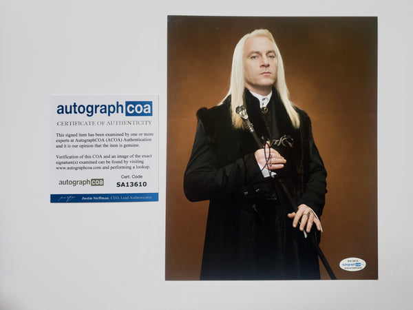 Jason Isaacs Harry Potter Signed Autograph 8x10 Photo #5 - Outlaw Hobbies Authentic Autographs