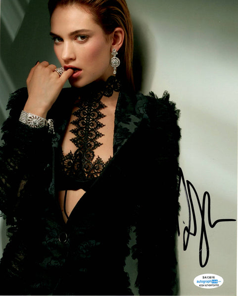 Lily James Sexy Signed Autograph ACOA 8x10 Photo #2 - Outlaw Hobbies Authentic Autographs