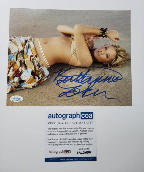 Kristanna Loken Sexy Signed Autograph 8x10 Photo - Outlaw Hobbies Authentic Autographs