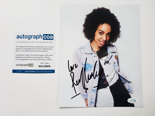 Pearl Mackie Doctor Who Signed Autograph 8x10 Photo #5 - Outlaw Hobbies Authentic Autographs