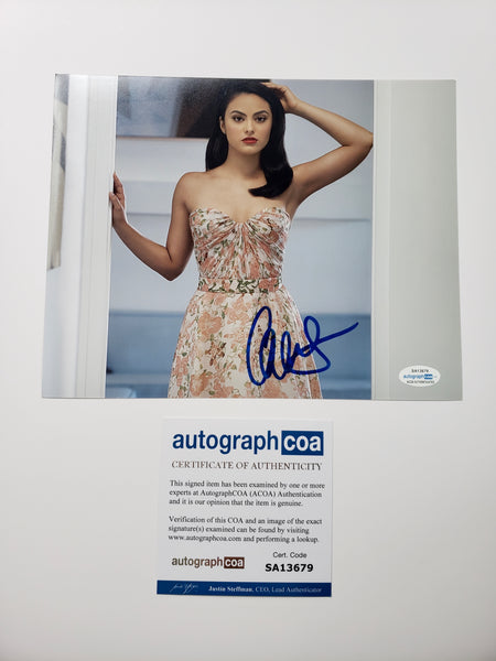 Camila Mendes Riverdale Signed Autograph 8x10 Photo ACOA #17 - Outlaw Hobbies Authentic Autographs