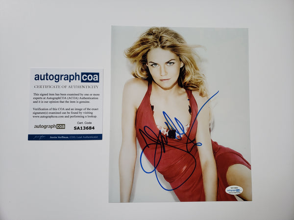 Jennifer Morrison Sexy OUAT Signed Autograph 8x10 Photo - Outlaw Hobbies Authentic Autographs