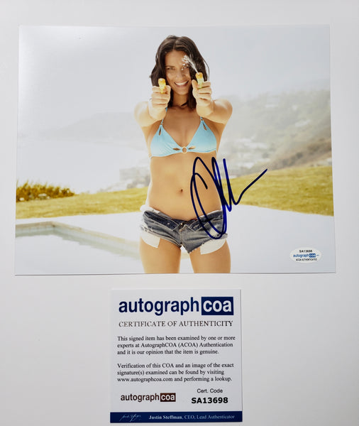 Olivia Munn Sexy Signed Autograph 8x10 Photo - Outlaw Hobbies Authentic Autographs