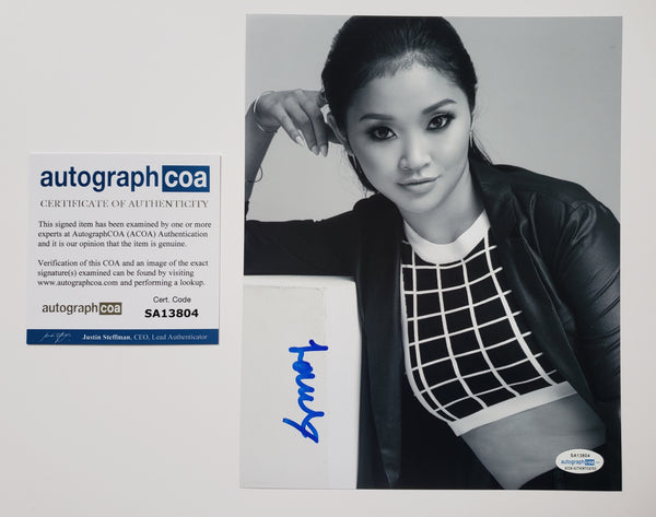 Lana Condor To All The Boys Signed Autograph 8x10 Photo ACOA #2 - Outlaw Hobbies Authentic Autographs
