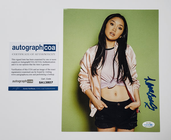 Lana Condor To All The Boys Signed Autograph 8x10 Photo ACOA #5 - Outlaw Hobbies Authentic Autographs