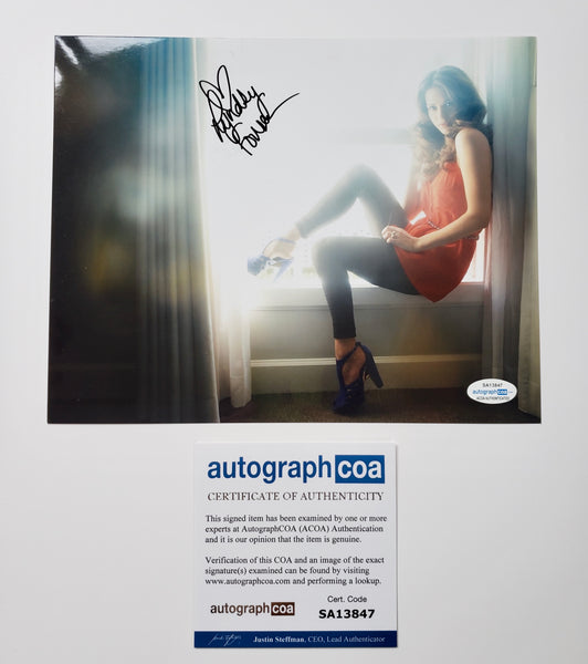 Lyndsy Fonseca Sexy Nikita Signed Autograph 8x10 Photo #2 - Outlaw Hobbies Authentic Autographs