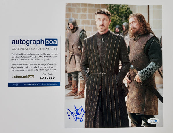 Aidan Gillen Game of Thrones Signed Autograph 8x10 Photo ACOA #7 - Outlaw Hobbies Authentic Autographs