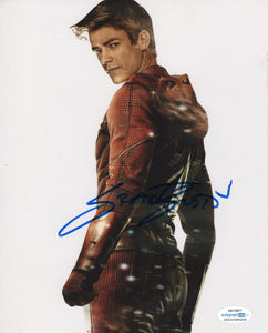 Grant Gustin The Flash Signed Autograph 8x10 Photo ACOA - Outlaw Hobbies Authentic Autographs