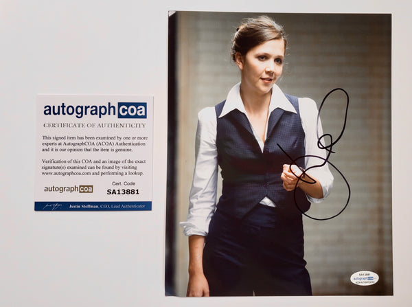 Maggie Gyllenhaal Batman Signed Autograph 8x10 Photo ACOA - Outlaw Hobbies Authentic Autographs