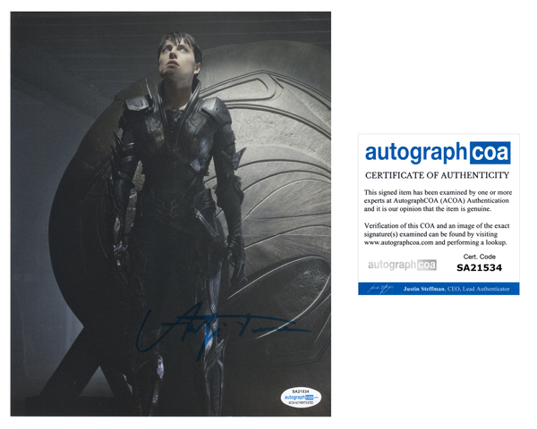 Antje Traue Man of Steel Signed Autograph 8x10 Photo ACOA - Outlaw Hobbies Authentic Autographs