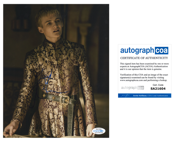 Jack Gleeson Game of Thrones Signed Autograph 8x10 Photo ACOA #2 - Outlaw Hobbies Authentic Autographs