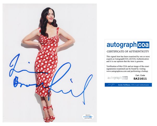 Jessica Brown Findlay Sexy Signed Autograph 8x10 Photo ACOA  #16 - Outlaw Hobbies Authentic Autographs