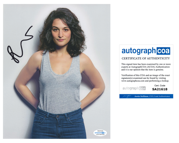 Jenny Slate Sexy Signed Autograph 8x10 Photo ACOA - Outlaw Hobbies Authentic Autographs