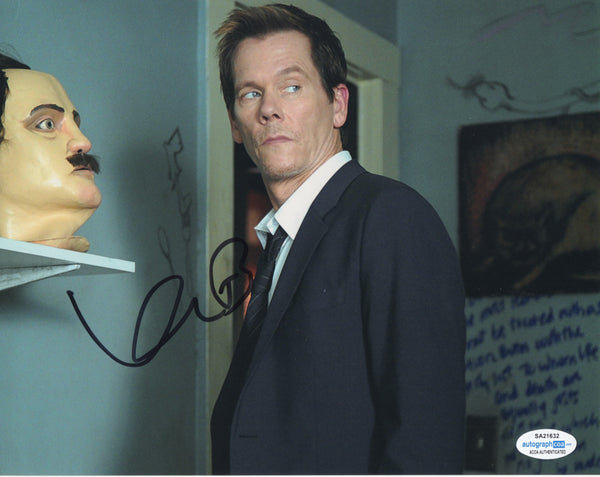 Kevin Bacon The Following Signed Autograph 8x10 Photo ACOA - Outlaw Hobbies Authentic Autographs