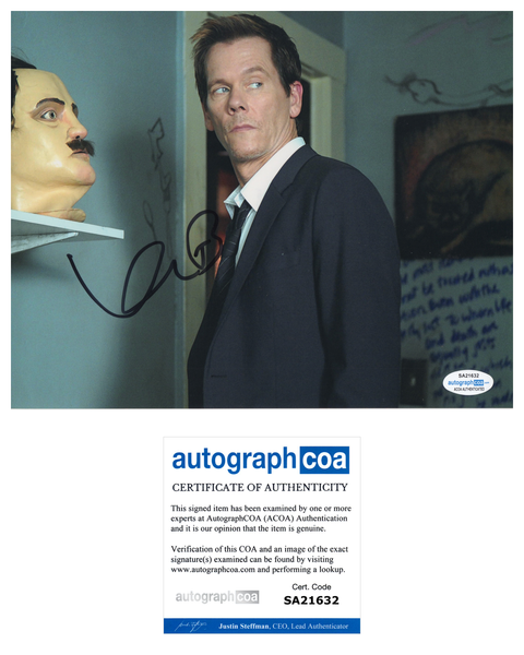 Kevin Bacon The Following Signed Autograph 8x10 Photo ACOA - Outlaw Hobbies Authentic Autographs