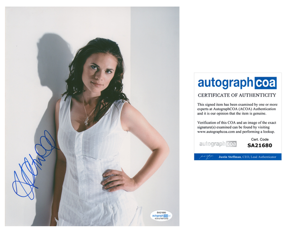 Hayley Atwell Sexy Signed Autograph 8x10 ACOA Photo - Outlaw Hobbies Authentic Autographs