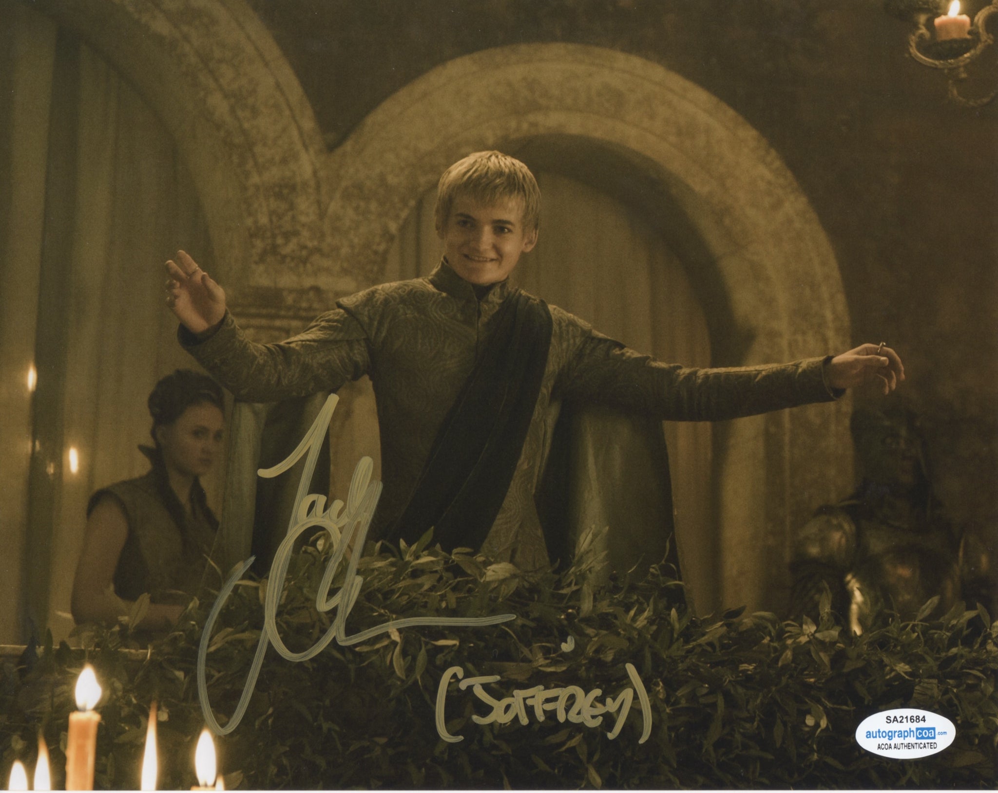 Jack Gleeson Game of Thrones Signed Autograph 8x10 Photo #7 - Outlaw Hobbies Authentic Autographs