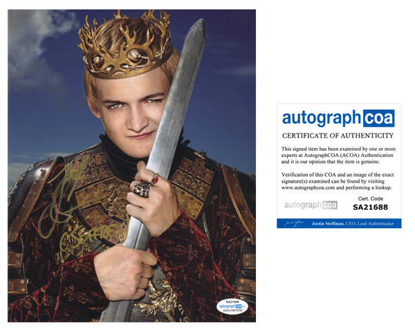 Jack Gleeson Game of Thrones Signed Autograph 8x10 Photo #8 - Outlaw Hobbies Authentic Autographs