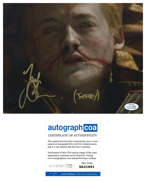 Jack Gleeson Game of Thrones Signed Autograph 8x10 Photo #11 - Outlaw Hobbies Authentic Autographs