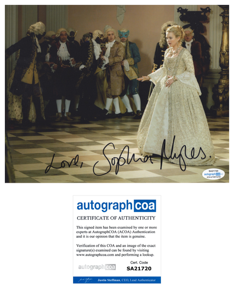 Sophia Myles Doctor Who Signed Autograph 8x10 Photo ACOA #2 - Outlaw Hobbies Authentic Autographs