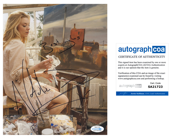 Natalie Dormer Sexy Elementary Signed Autograph 8x10 Photo #27 - Outlaw Hobbies Authentic Autographs