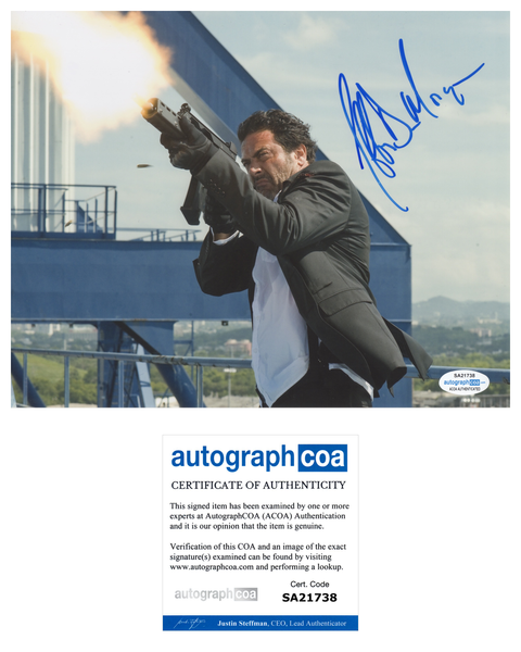 Jeffrey Dean Morgan The Losers Signed Autograph 8x10 Photo ACOA #2 - Outlaw Hobbies Authentic Autographs