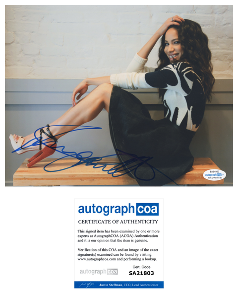 Jurnee Smollett Sexy Signed Autograph 8x10 Photo ACOA - Outlaw Hobbies Authentic Autographs