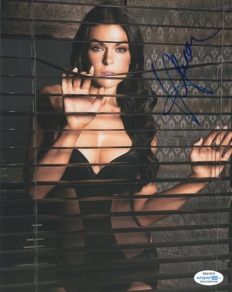 Serinda Swan Sexy Signed Autograph 8x10 Photo ACOA #6 - Outlaw Hobbies Authentic Autographs