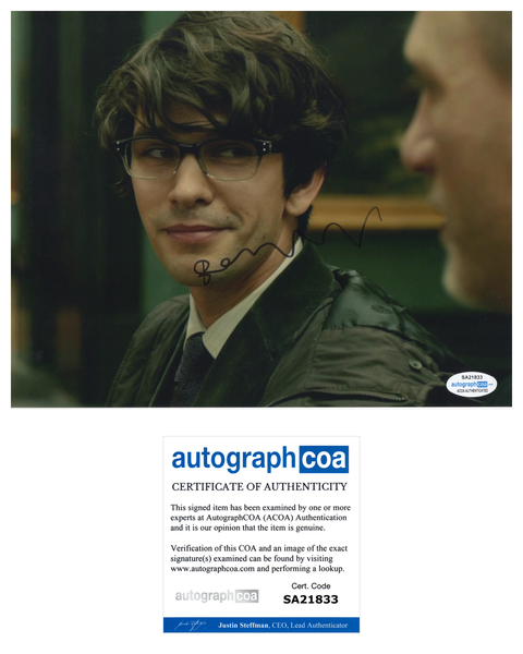 Ben Whishaw Bond 007 Signed Autograph 8x10 Photo ACOA #7 - Outlaw Hobbies Authentic Autographs