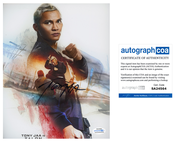 Tony Jaa XXX Signed Autograph 8x10 Photo ACOA Authentic #12 - Outlaw Hobbies Authentic Autographs
