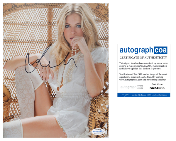 Sienna Miller Sexy Signed Autograph 8x10 ACOA Authentic COA - Outlaw Hobbies Authentic Autographs
