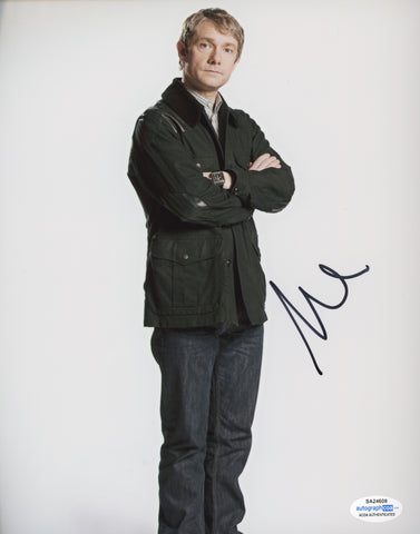 Martin Freeman Sherlock Signed Autograph 8x10 Photo ACOA #9 - Outlaw Hobbies Authentic Autographs