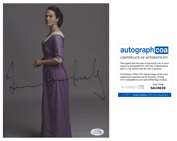 Jessica Brown Findlay Sexy Signed Autograph 8x10 Photo ACOA  #12 - Outlaw Hobbies Authentic Autographs