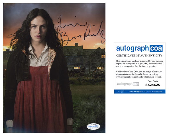 Jessica Brown Findlay Sexy Signed Autograph 8x10 Photo ACOA  #7 - Outlaw Hobbies Authentic Autographs