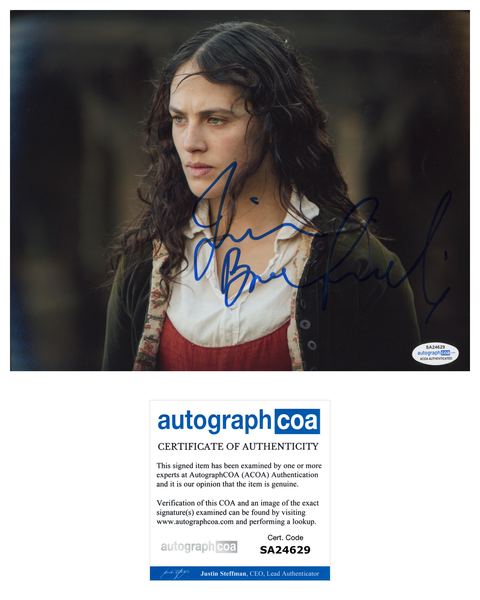 Jessica Brown Findlay Sexy Signed Autograph 8x10 Photo ACOA  #3 - Outlaw Hobbies Authentic Autographs