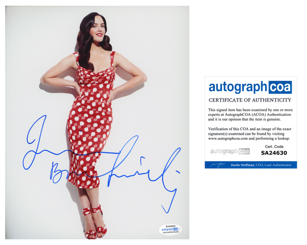 Jessica Brown Findlay Sexy Signed Autograph 8x10 Photo ACOA  #2 - Outlaw Hobbies Authentic Autographs
