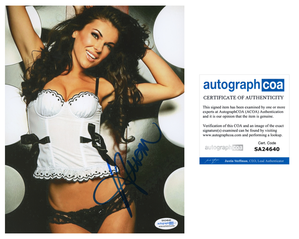 Serinda Swan Sexy Signed Autograph 8x10 Photo ACOA #2 - Outlaw Hobbies Authentic Autographs