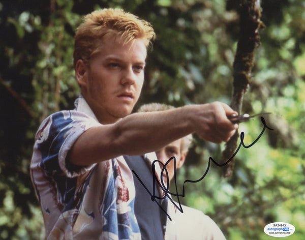 Kiefer Sutherland Stand By Me Signed Autograph 8x10 Photo ACOA - Outlaw Hobbies Authentic Autographs