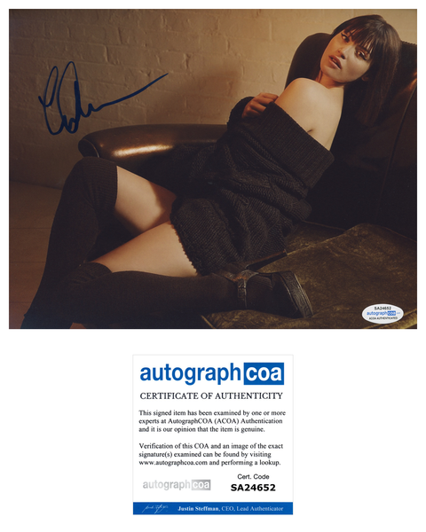 Gemma Arterton  Signed Autograph 8x10 Photo Sexy ACOA #14 - Outlaw Hobbies Authentic Autographs