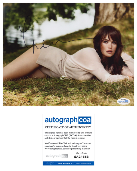 Gemma Arterton  Signed Autograph 8x10 Photo Sexy ACOA #13 - Outlaw Hobbies Authentic Autographs
