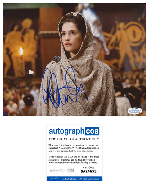 Gemma Arterton Prince Persia Signed Autograph 8x10 Photo Sexy ACOA #12 - Outlaw Hobbies Authentic Autographs