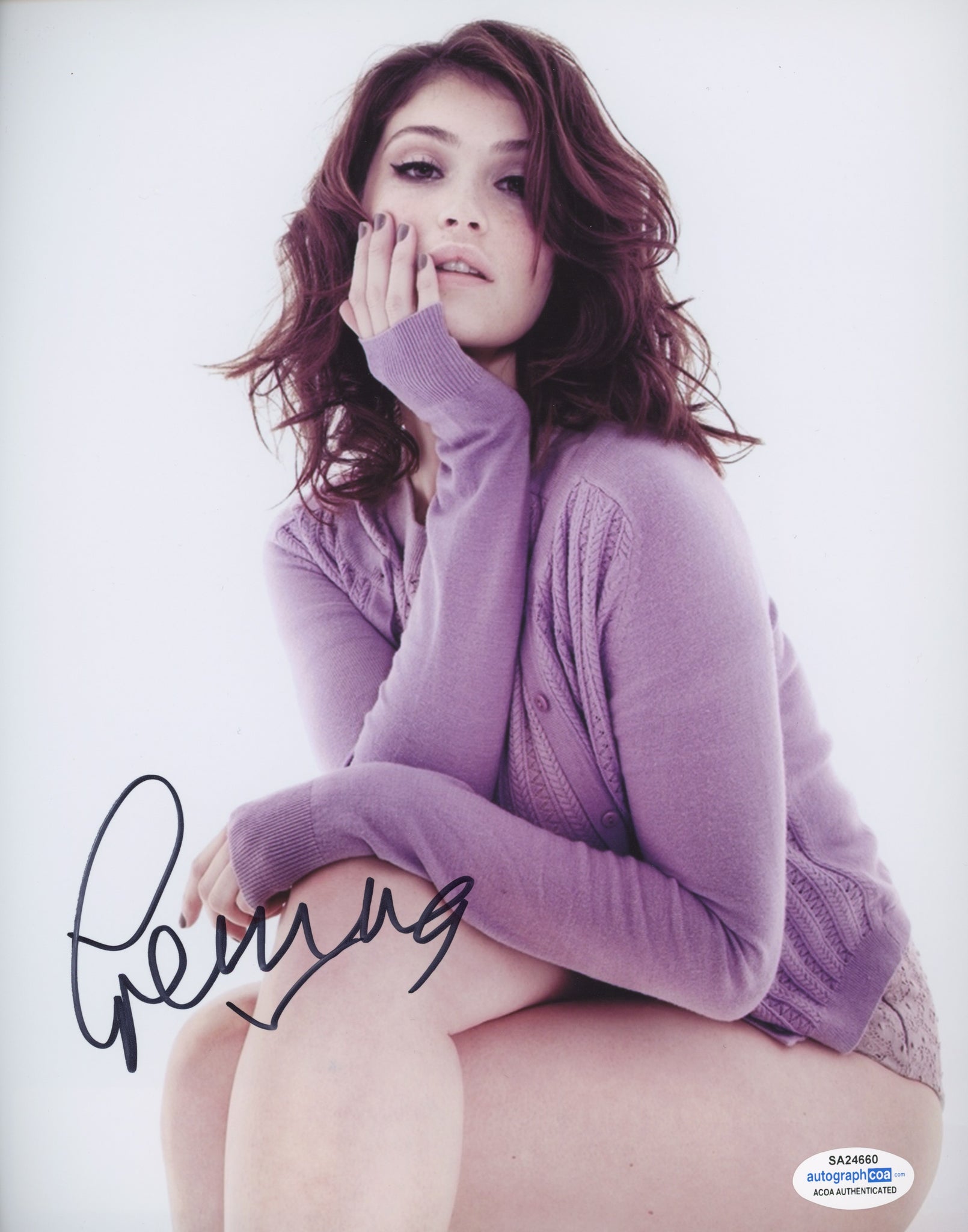 Gemma Arterton Bond Signed Autograph 8x10 Photo Sexy ACOA #7 - Outlaw Hobbies Authentic Autographs