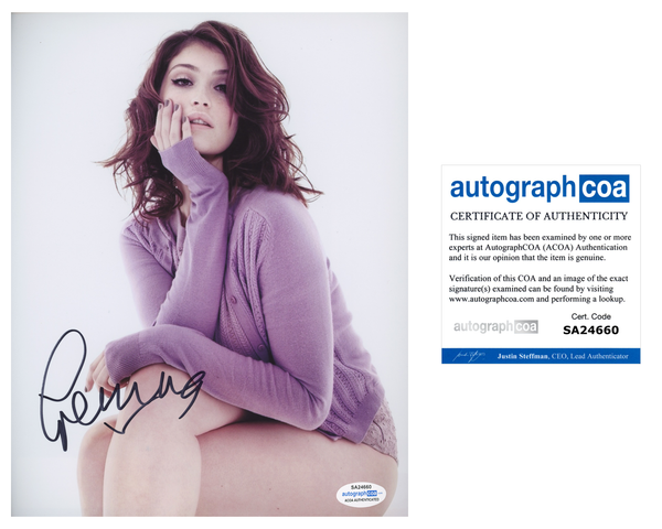 Gemma Arterton Bond Signed Autograph 8x10 Photo Sexy ACOA #7 - Outlaw Hobbies Authentic Autographs