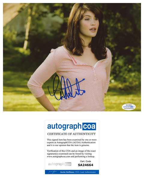 Gemma Arterton Signed Autograph 8x10 Photo Sexy ACOA #3 - Outlaw Hobbies Authentic Autographs