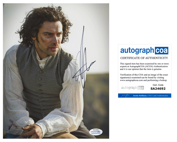 Aidan Turner Poldark Signed Autograph 8x10 Photo ACOA #2 - Outlaw Hobbies Authentic Autographs