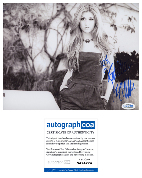 Katherine Kat McNamara Signed Autograph 8x10 Photo #10 - Outlaw Hobbies Authentic Autographs